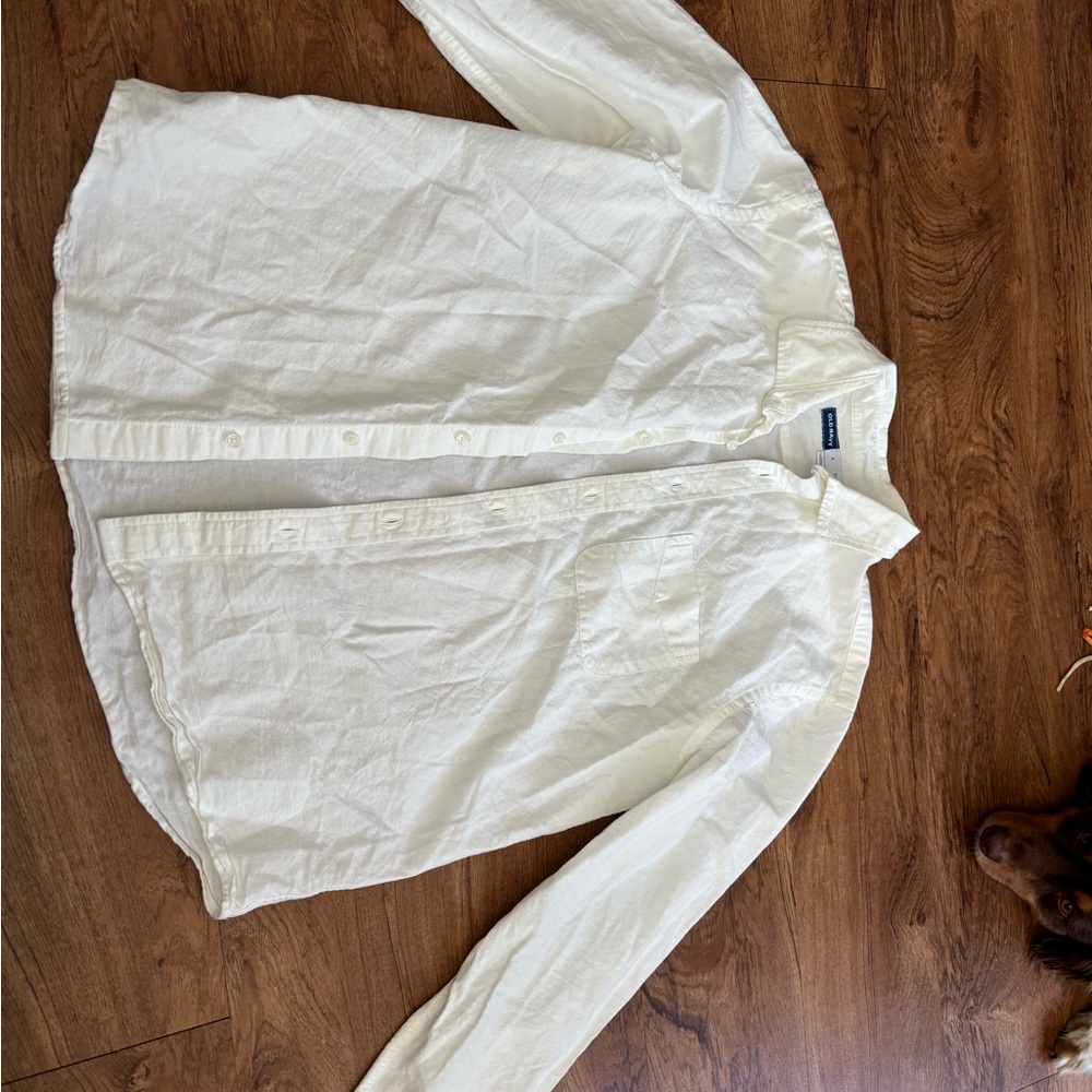White Button-Up Shirt